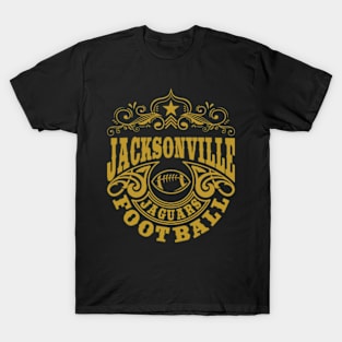 Vintage Retro Jacksonville Jaguars Football T-Shirt